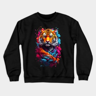 Tiger Nebula Crewneck Sweatshirt